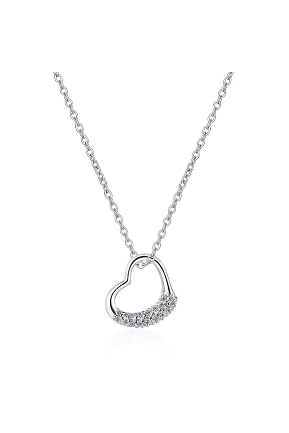 Eternal Love Granddaughter Necklace - A Timeless Gift of Love and Bond from Grandma, Unforgettable Granddaughter Jewelry Keepsake (Heart necklace)