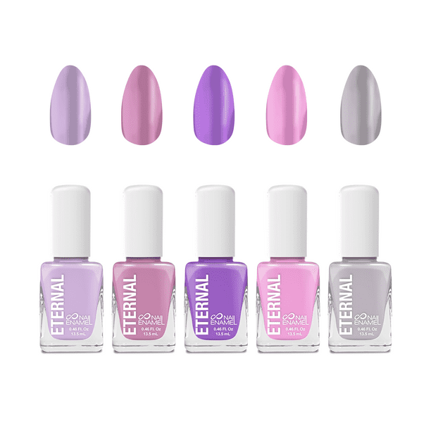Eternal Nail Polish Collection: Lilac Pink - 5PCS, 0.46 fl oz ea