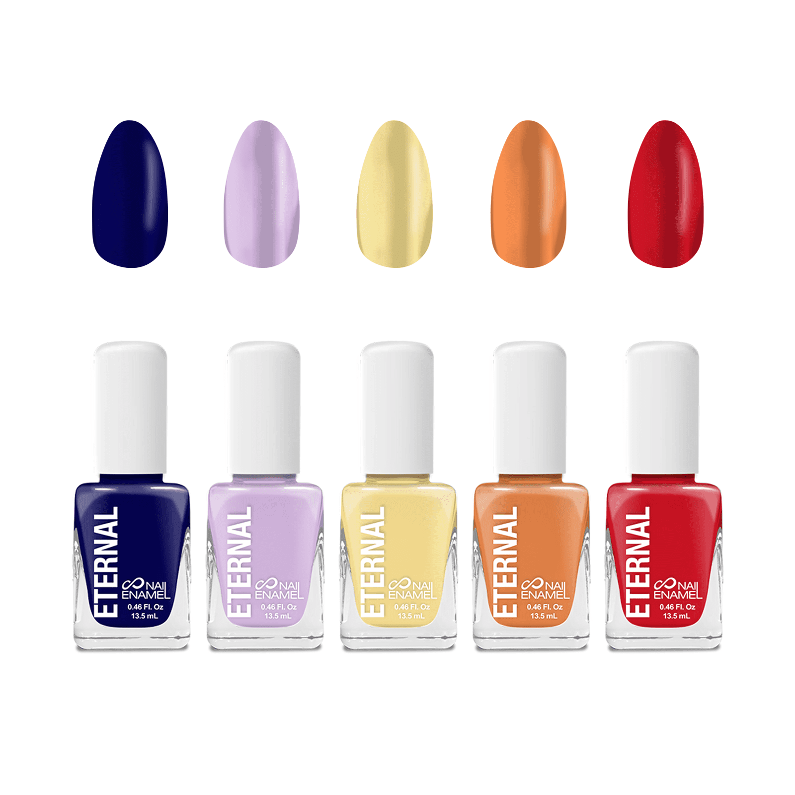 Eternal Nail Polish Collection: Navy - 5PCS, 0.46 fl oz ea.