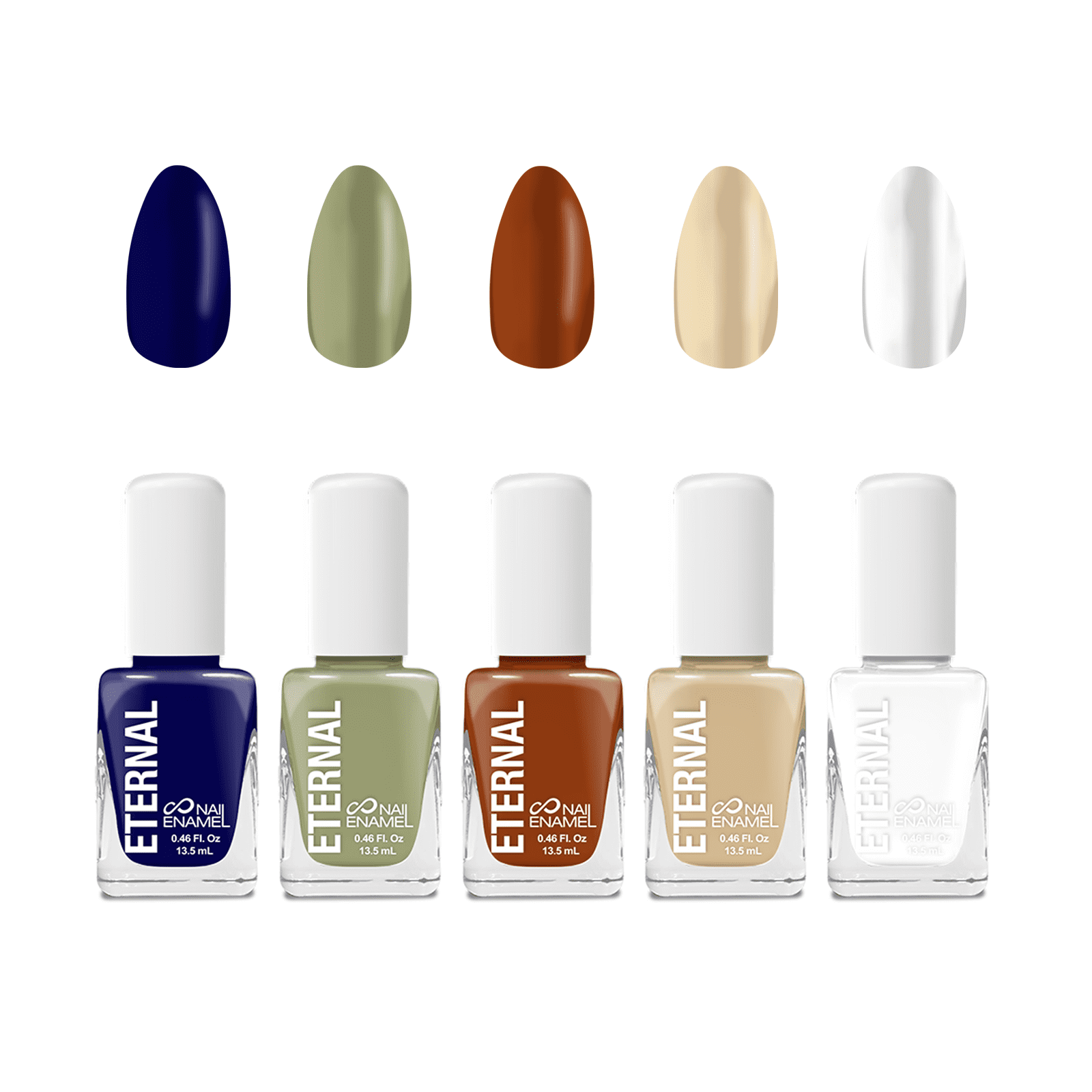 Eternal Nail Polish Collection: Planet Earth - 5PCS, 0.46 fl oz