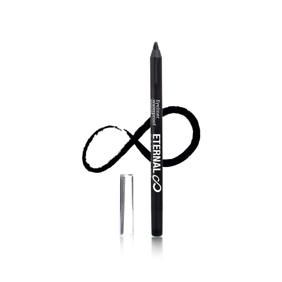 Eternal Professional Eyeliner Pen Marker – Water and Sweat Resistant Non-Smudge with Matte Finish and Thin Tip for Sharp Intense Lines (Black, 1Unit)