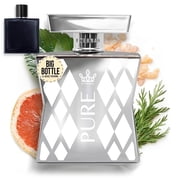 Eternal Fragrance PURE, Clean Citrus, Elegant Woody Aromatic Eau de Parfum, Inspired by Iconic Blue de Cologne for Men, 3.4 oz (100ml) Spray