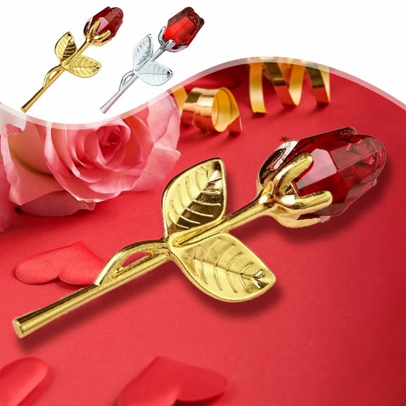 Eternal Real Preserved Rose Handcrafted Blue Crystal Rose Rose Flower Keepsake Unique European Craft Romantic Gift for Women Wedding Mother’s Day Valentine's Day Gift