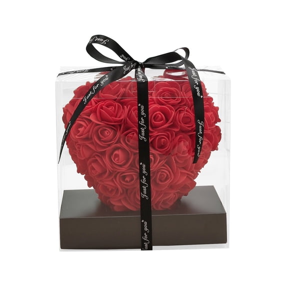Eternal Rose Box Romantic Gift idea for Girlfriend Wife mom Proposal Decoration Luxury Flower Display Love Present Wedding Engagement Mothers Day Surprise