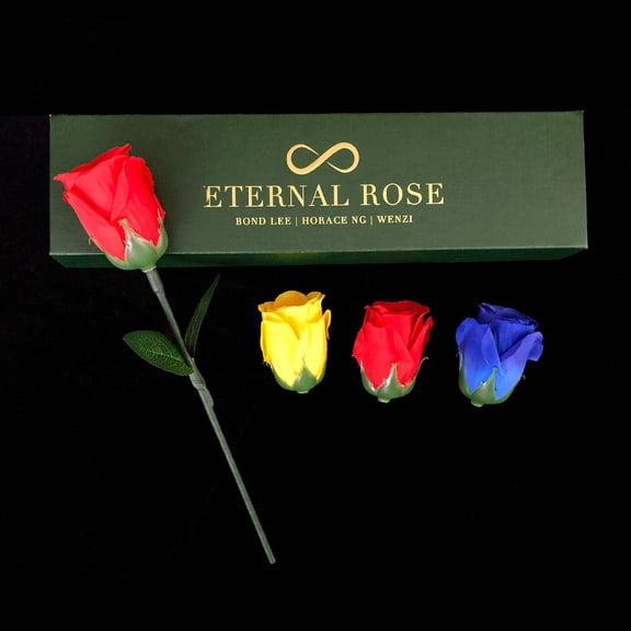 Eternal Rose Discoloring Rose 4 Colors Roses Disappear and Appear Vanish Magic Color Changes Flower Stage Magic Tricks Illusions
