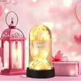 thumbnail image 1 of Eternal Rose Gift Box with LED Lights - Real Preserved Rose Flower for Valentine's, Birthday, Christmas, Anniversary, Unique Romantic Gifts for Wife, Girlfriend, Daughter, 1 of 6