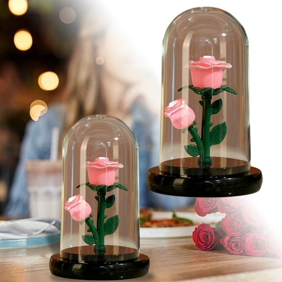 Eternal Rose Night Light Desktop Decorative Item Valentine's Day ...