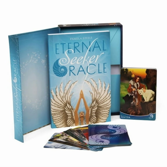 Eternal Seeker Oracle: Inspired by the Tarot's Major Arcana (Oracle Kit Box Set with 33 Cards and Guide Book), (Paperback)