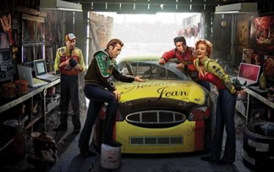 Eternal Speedway Canvas Art - Chris Consani (12 x 18)