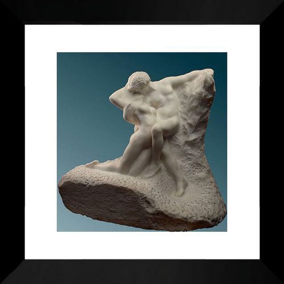 Eternal Spring 20x20 Framed Art Print by Rodin, Auguste