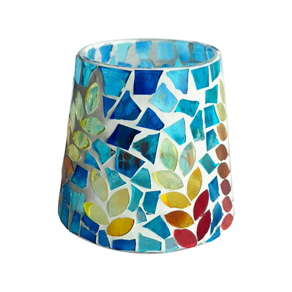 Eternal-Tulip DIY Nightlight Kit – Mini Romantic LED Accent for Bedroom, Valentine’s and Birthday Décor, Mosaic Tiles Lantern Kit Mosaic Craft Set Fun Art Making Lamp Home Decor