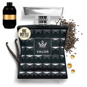 Eternal Fragrance VALOR, Warm Spicy Vanilla Woody Eau de Parfum, Inspired by SpiceBomb Cologne for Men, 3.4 oz 100ml Spray