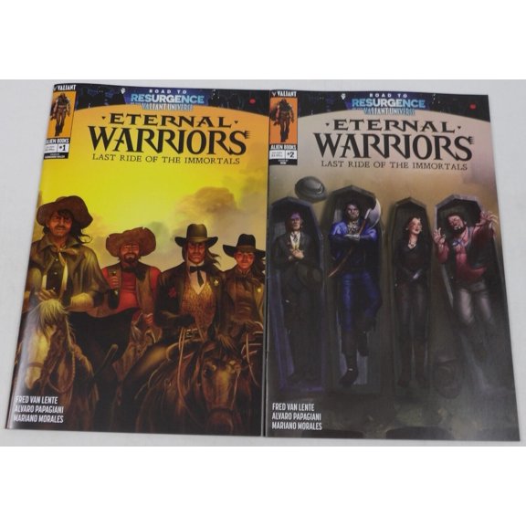 Eternal Warriors: Last Ride of the Immortals #1-2 VF/NM complete series ; Valiant