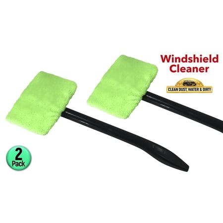 Eternal Windshield Cleaner with Microfiber Pad Cleaner Wand 2 Pack