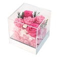 thumbnail image 1 of Eternal flower decoration carnation rose holiday gift birthday gift for family and friends-pink, 1 of 5
