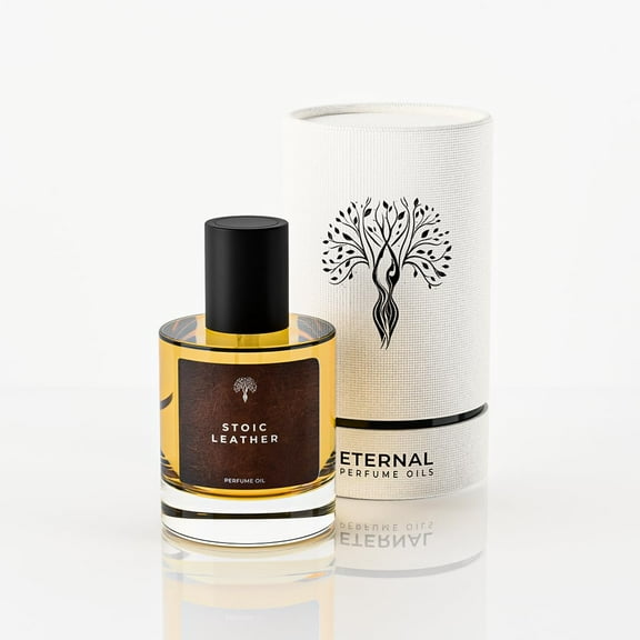 Eternal perfume oils Stoic Leather perfumes for women Long Lasting womens perfume Designer Perfume for Men Concentrated Scent Oils Alcohol Free Unisex Organic Eau De Perfum 1 FL Oz