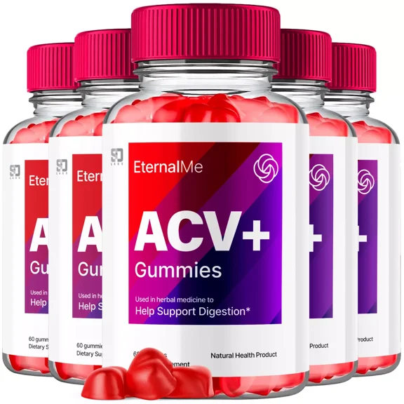 EternalMe ACV + Keto Gummies - Burn Fat, Boost Energy, & Manage Weight (5 Pack)