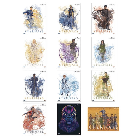 Eternals 11" x 8.5" Posters by Trends International( 12 Pack)
