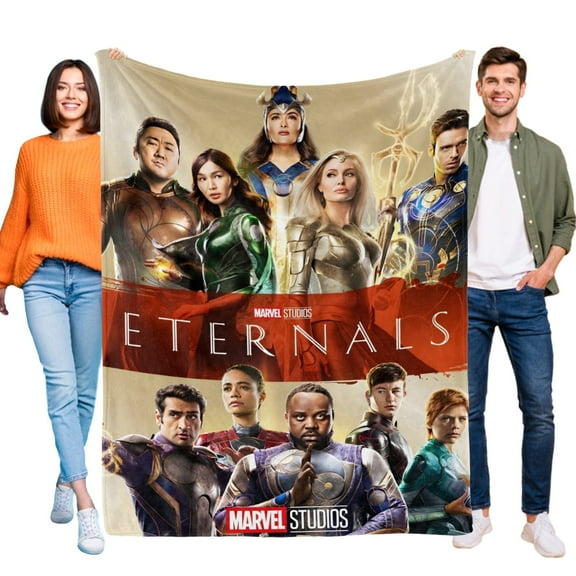 Eternals-Anti-Pilling Flannel Blanket Soft Lightweight Plush Fuzzy Cozy Luxury Blanket for Home and Kitchen Use Perfect for Kids and Adults 48"*71"(120cm*180cm)