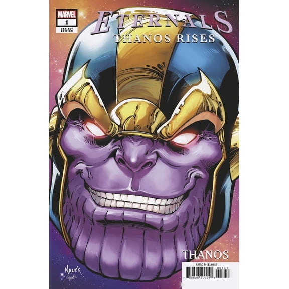 Eternals Thanos Rises #1 Todd Nauck Headshot Var Marvel Comics Comic Book