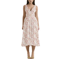 thumbnail image 1 of Eternatastic Women's V-Neck Sleeveless Floral Printed Midi Dress for Wedding Guest Graduation Party Ladies Beach Sundress Dresses with Pockets, 1 of 8