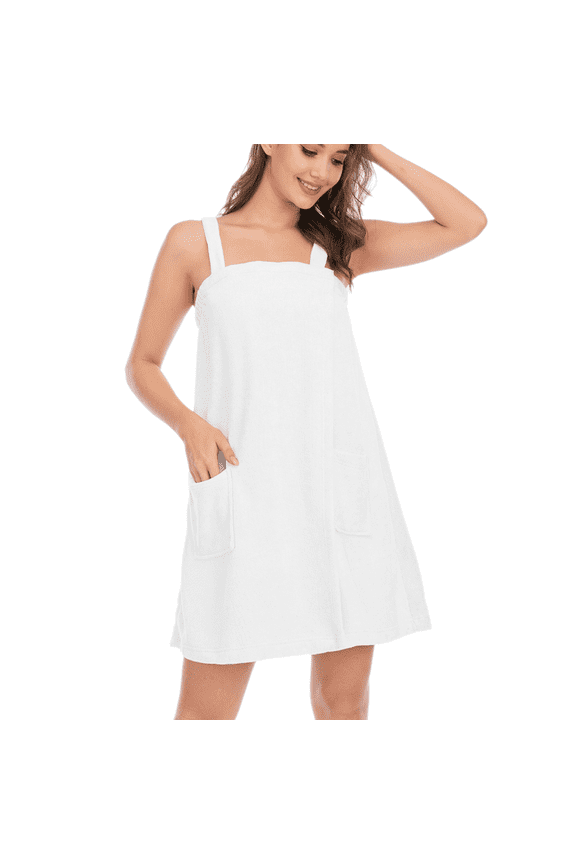 Womens Bath Shower Wrap Body Towel Wraps Spa Gym Pool Travel Bath Towels with Pockets