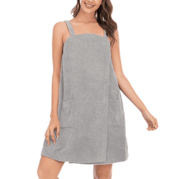 Eternatastic Womens Bath Shower Wrap Body Towel Wraps Spa Gym Pool Travel Bath Towels with Pockets