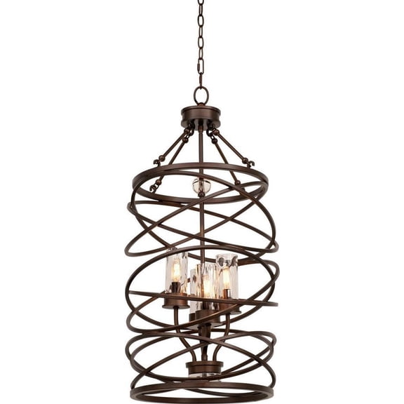 Eternity 4 Light Chandelier-Elegance in Bronze