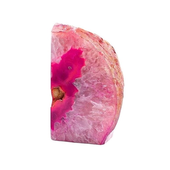 Eternity 676685057808 Eternity Agate Medium Single Bookends | Pink