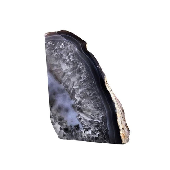 Eternity 676685057846 Eternity Agate Medium Single Bookends | Grey