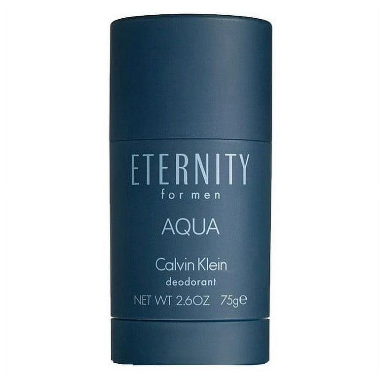 Eternity Aqua by Calvin Klein, 2.6 oz Deodorant Stick for Men
