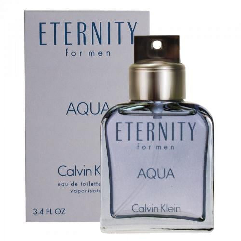 Eternity Aqua by Colognes Calvin Klein Eau De Toilette Spray 3.4 oz for Male
