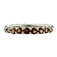 thumbnail image 1 of Eternity Band 2.99 Ctw Round Red Garnet Gemstone 925 Sterling Silver Women Stacking Ring GIFT FOR HER Size US- 4, 1 of 8