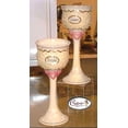 thumbnail image 1 of Eternity Bride & Groom Wine Glasses - Clayworks Blue Sky 2006, 1 of 1