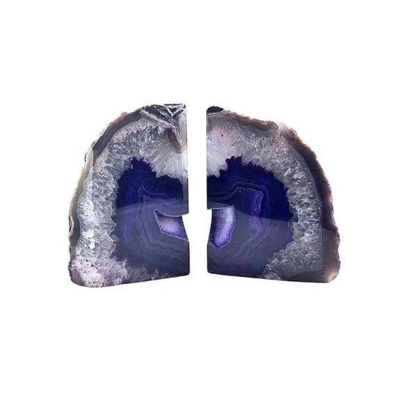 Eternity Eternity Agate Medium Pair Bookends | Purple