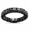 thumbnail image 1 of Eternity Wedding Band Ring 2Ct Round Cut Lab-Created Diamond 14K Black Gold Plated, 1 of 5