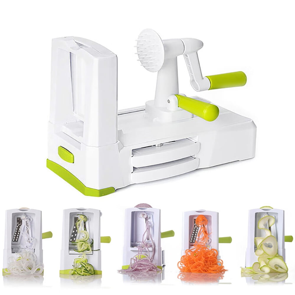 Eterstarly 5Blade Stainless Steel Vegetable Spiralizer Slicer with