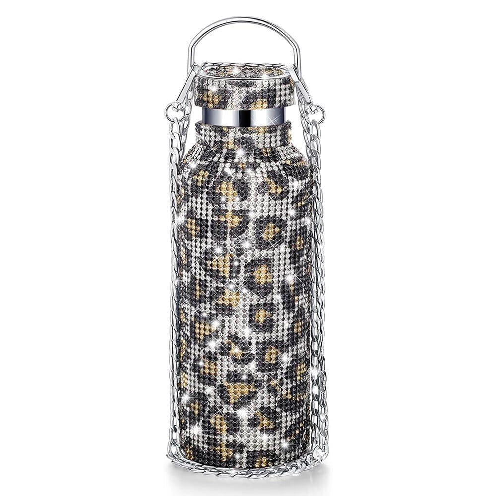Personalized Rhinestone 40oz Tumbler with Handle Lid and Straw Thermos  Bottle Stainless Steel Tumbler Gift for Mom Gift for Her