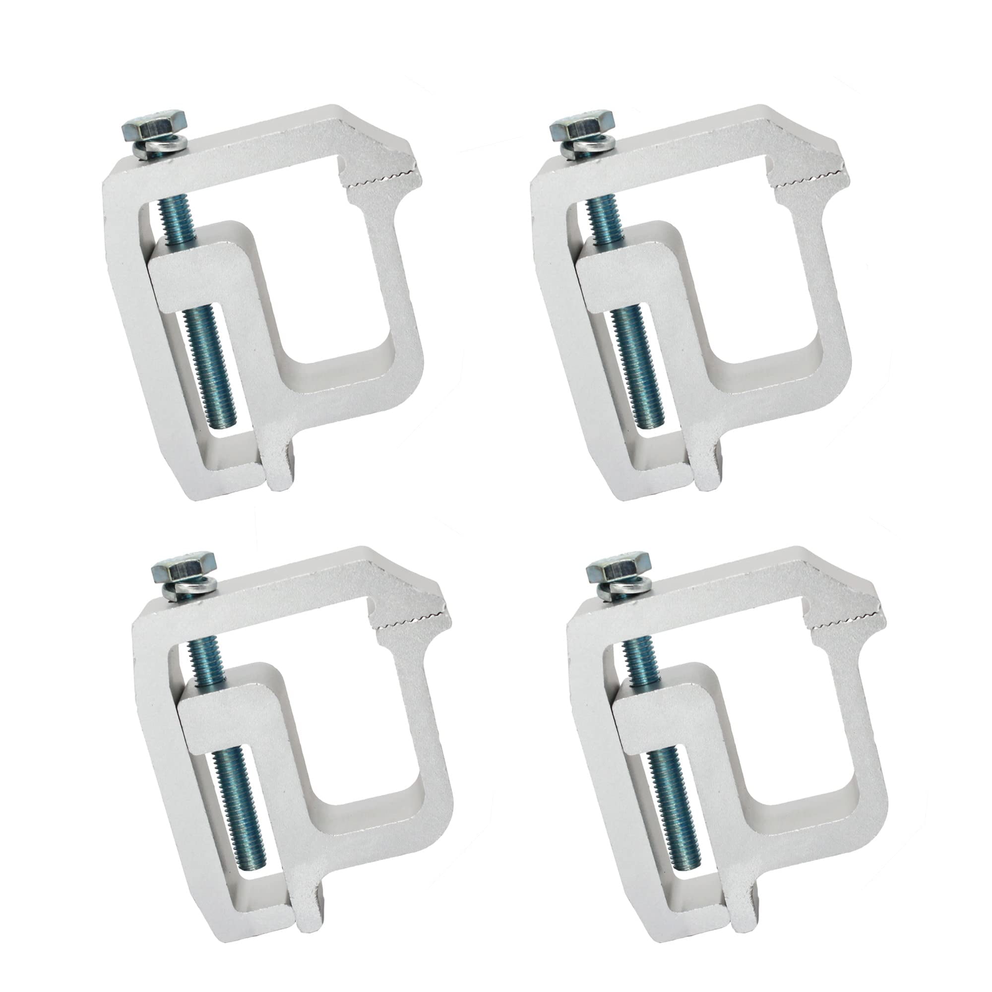 Etetost 4 Pack Mounting Clamps Camper Shell Truck Topper Ladder Racks