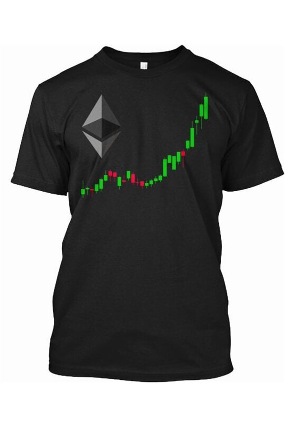 Eth Bullish T-Shirt Made in the USA Size S to 5XL