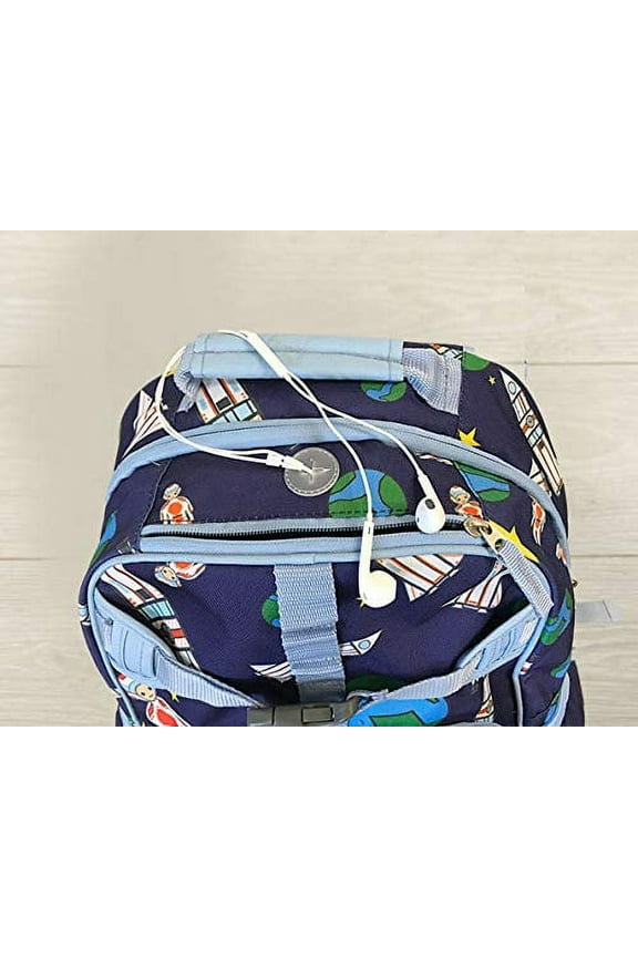 Ethan & Emerson School Backpack, Navy Shuttle (Large)