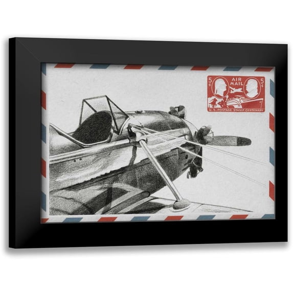 Ethan Harper 18x13 Black Modern Framed Museum Art Print Titled - Aeronautic Collection A