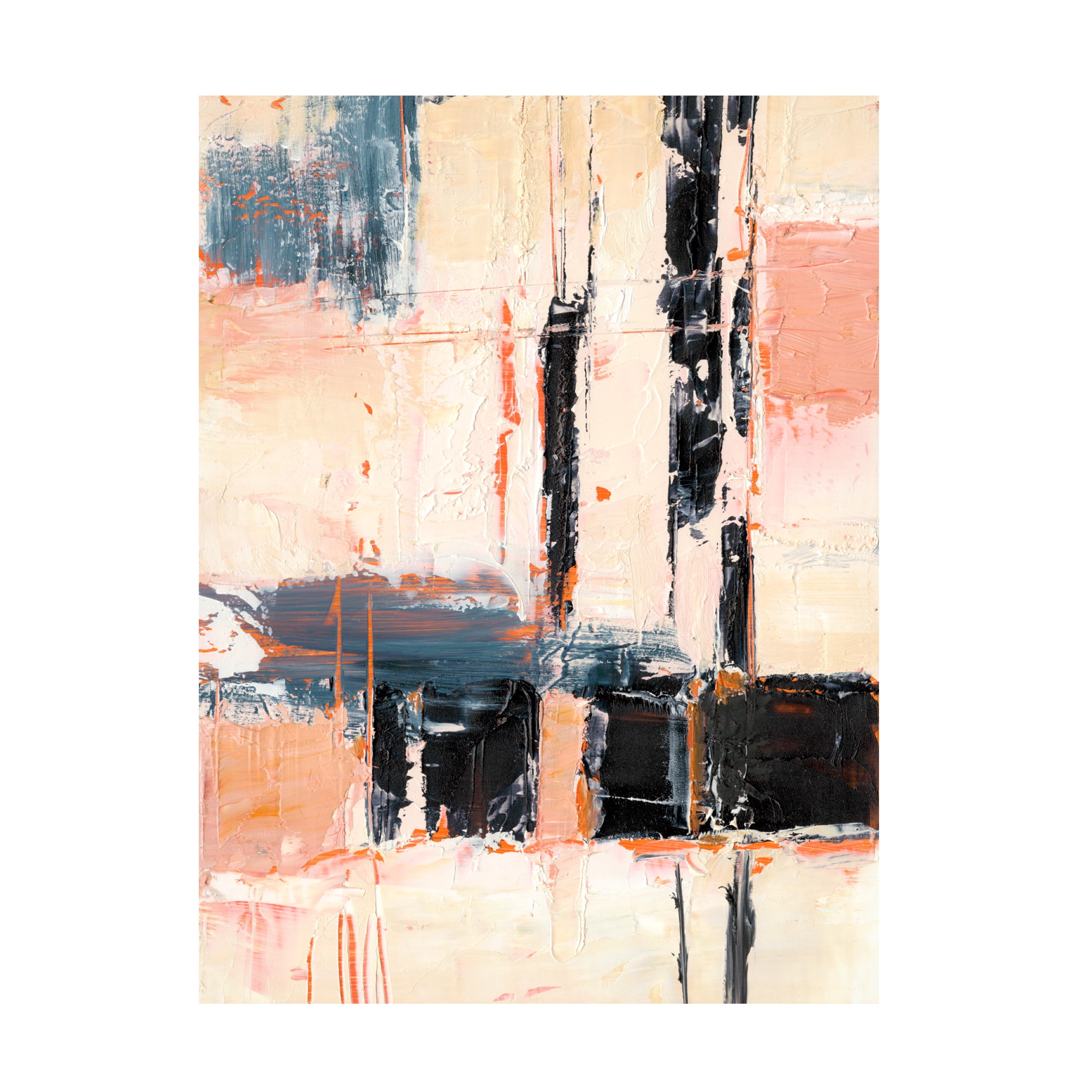 Ethan Harper 'Coral and Sand II' Canvas Art