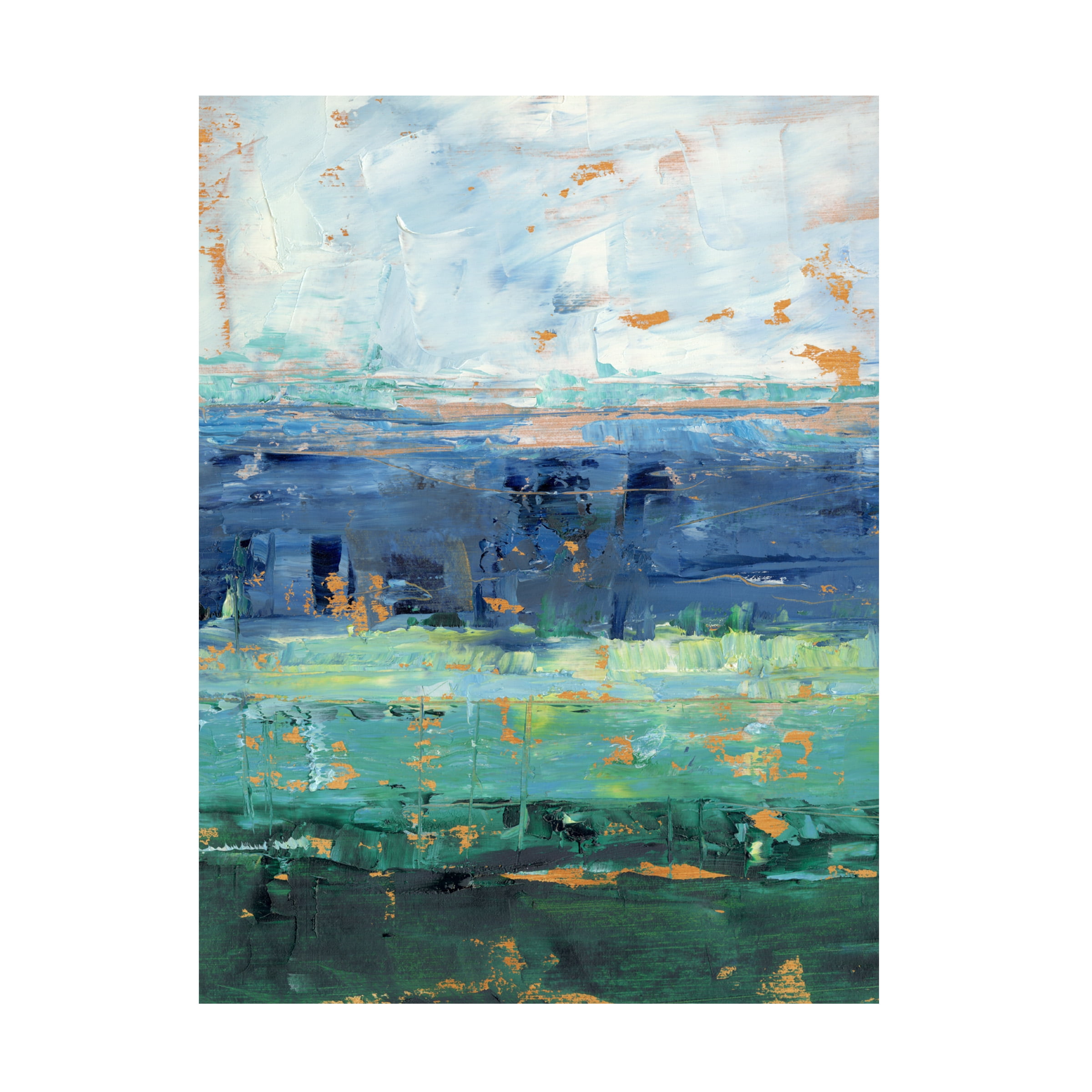 Ethan Harper Earth and Sea II Landscape Canvas Art, 35" x 47"