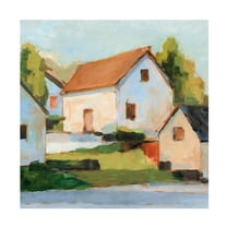 Ethan Harper 'European Farmhouses I' Canvas Art
