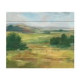 thumbnail image 1 of Ethan Harper 'Green Valley I' Wood Slat Art 18x22, 1 of 5