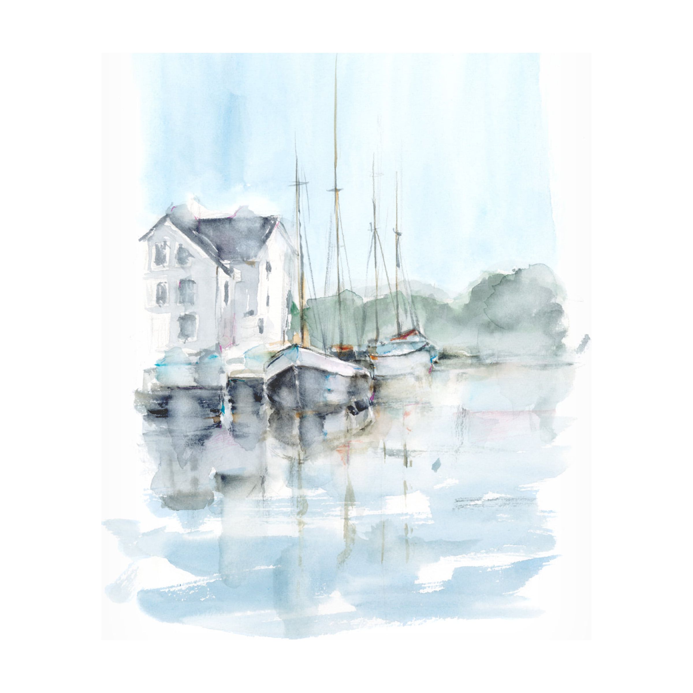 Ethan Harper 'New England Port I' Canvas Art