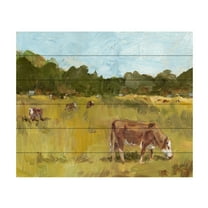 Ethan Harper 'Rural View I' Wood Slat Art 18x22