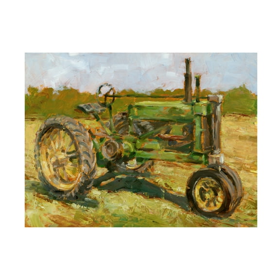 Ethan Harper 'Rustic Tractors I' Canvas Art