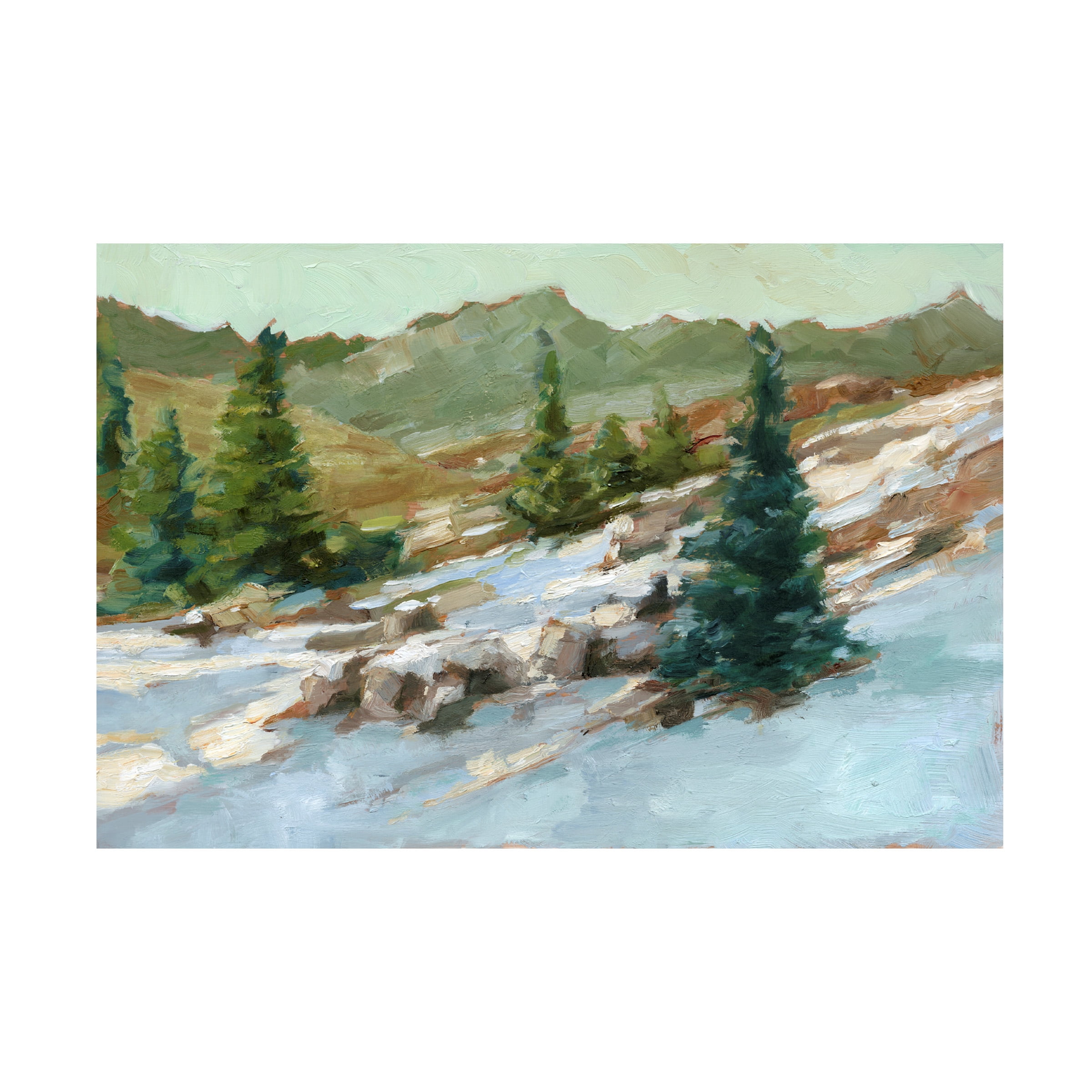 Ethan Harper 'Spring Thaw II' Canvas Art
